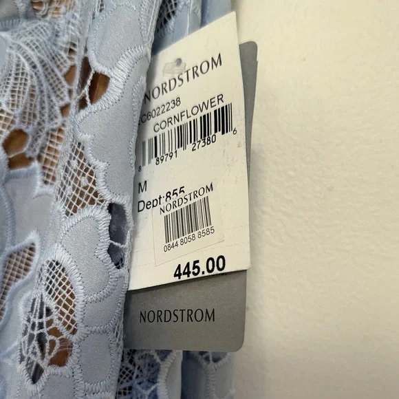 The Essentials Tia Lace Midi-dress In Cornflower
$  Nwt NEW Woman's medium - Picture 4 of 8